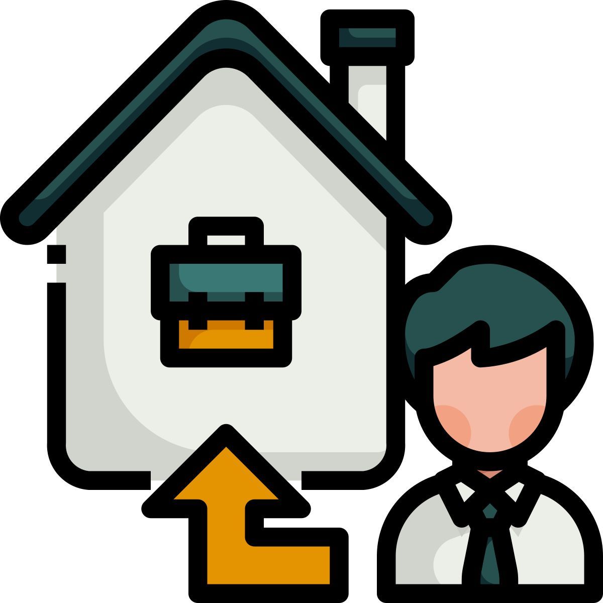 working at home icon