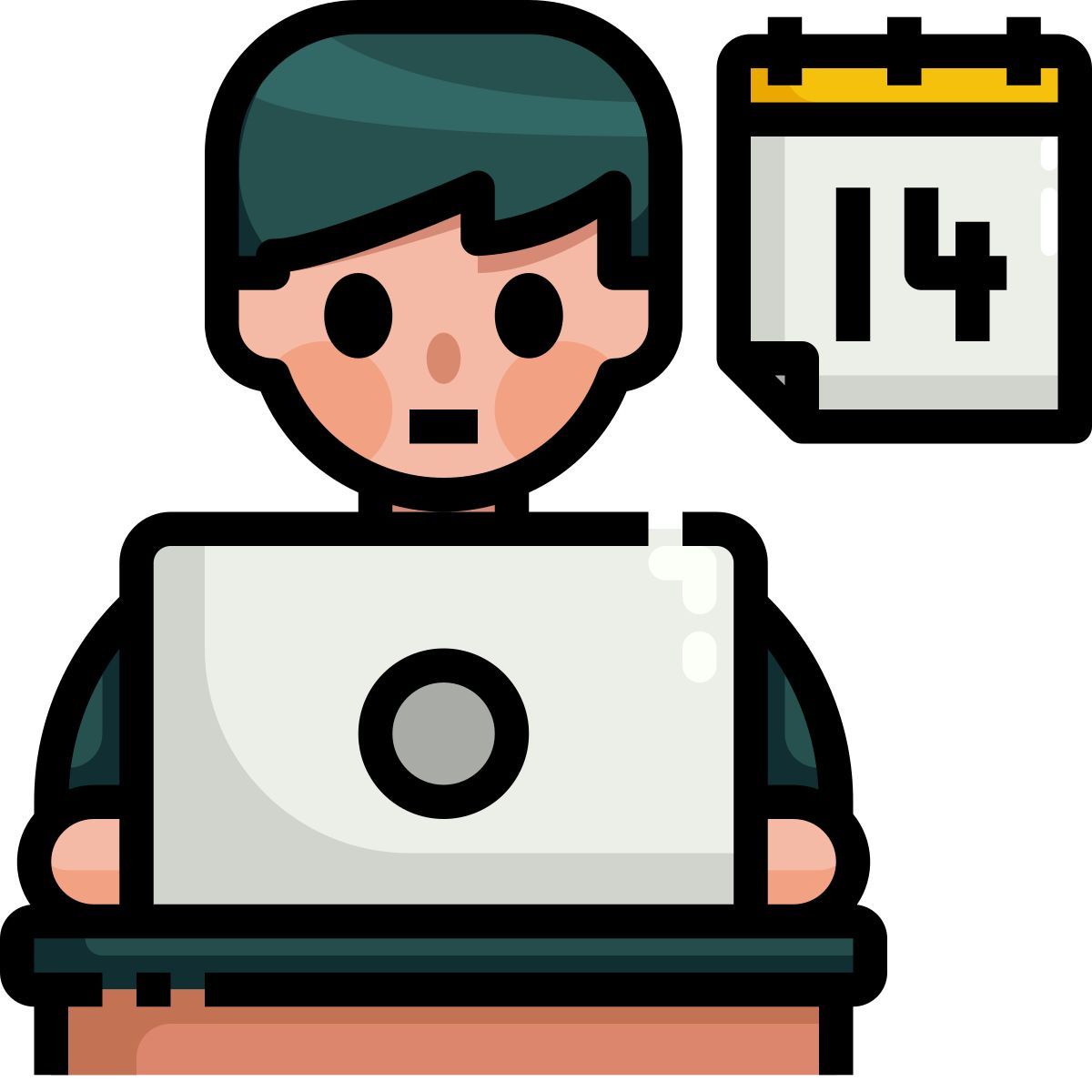 working at home icon