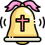 external bell-easter-day-justicon-lineal-color-justicon-1 icon