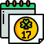 external calendar-st-patricks-day-justicon-lineal-color-justicon-1 icon