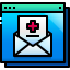 external email-telemedicine-justicon-lineal-color-justicon-1 icon