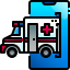 external emergency-call-telemedicine-justicon-lineal-color-justicon icon