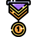 external 1st-place-reward-and-badges-justicon-lineal-color-justicon icon