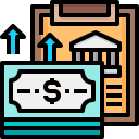 external accounting-economy-and-currency-justicon-lineal-color-justicon icon