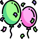 external balloon-new-years-eve-justicon-lineal-color-justicon icon