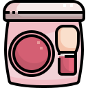 external blush-brush-cosmetics-justicon-lineal-color-justicon icon