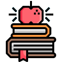 external book-back-to-school-justicon-lineal-color-justicon icon