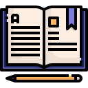 external book-elearning-and-education-justicon-lineal-color-justicon icon