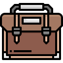 external briefcase-back-to-school-justicon-lineal-color-justicon icon