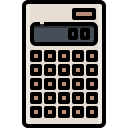 external calculator-office-stationery-justicon-lineal-color-justicon icon