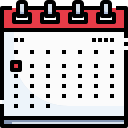 external calendar-calendar-and-date-justicon-lineal-color-justicon-1 icon