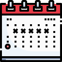 external calendar-calendar-and-date-justicon-lineal-color-justicon-2 icon