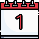 external calendar-calendar-and-date-justicon-lineal-color-justicon-3 icon