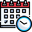 external calendar-calendar-and-date-justicon-lineal-color-justicon-6 icon