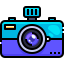 external camera-artist-studio-justicon-lineal-color-justicon icon