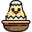 external chicken-easter-day-justicon-lineal-color-justicon-2 icon