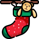 external christmas-sock-christmas-day-justicon-lineal-color-justicon icon