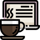 external coffee-time-coffee-shop-justicon-lineal-color-justicon-2 icon