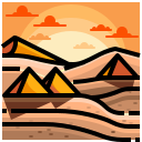external desert-landscape-justicon-lineal-color-justicon icon
