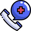 external emergency-call-hospital-justicon-lineal-color-justicon icon
