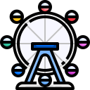 external ferris-wheel-korea-justicon-lineal-color-justicon icon