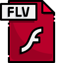 external flv-file-file-type-justicon-lineal-color-justicon icon