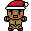 external gingerbread-man-christmas-avatar-justicon-lineal-color-justicon icon