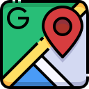 external google-maps-social-media-justicon-lineal-color-justicon icon