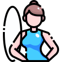 external gymnastics-sport-avatar-justicon-lineal-color-justicon icon