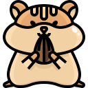 external hamster-animal-justicon-lineal-color-justicon icon