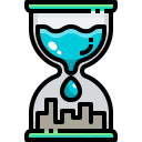 external hourglass-ecology-justicon-lineal-color-justicon icon