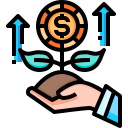 external investing-economy-and-currency-justicon-lineal-color-justicon icon