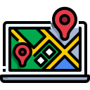 external laptop-map-and-location-justicon-lineal-color-justicon icon