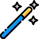 external magic-wand-graphic-design-justicon-lineal-color-justicon icon