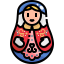 external matryoshka-doll-russia-justicon-lineal-color-justicon icon