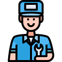 external mechanic-avatar-and-occupation-justicon-lineal-color-justicon icon
