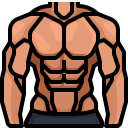 external muscles-fitness-gym-justicon-lineal-color-justicon icon