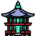 external pagoda-korea-justicon-lineal-color-justicon icon