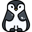 external penguin-animal-justicon-lineal-color-justicon icon