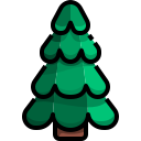 external pine-tree-tree-justicon-lineal-color-justicon-1 icon