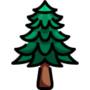 external pine-tree-tree-justicon-lineal-color-justicon icon