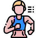 external running-man-sport-avatar-justicon-lineal-color-justicon icon