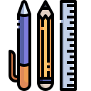 external school-material-elearning-and-education-justicon-lineal-color-justicon icon