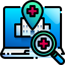 external search-telemedicine-justicon-lineal-color-justicon icon