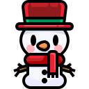 external snowman-christmas-avatar-justicon-lineal-color-justicon icon