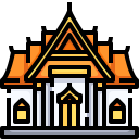 external temple-thailand-element-justicon-lineal-color-justicon icon