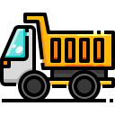 external truck-construction-justicon-lineal-color-justicon icon
