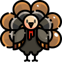 external turkey-thanksgiving-justicon-lineal-color-justicon icon