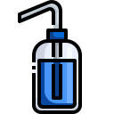 external wash-bottle-science-justicon-lineal-color-justicon icon