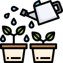external watering-can-spring-justicon-lineal-color-justicon icon